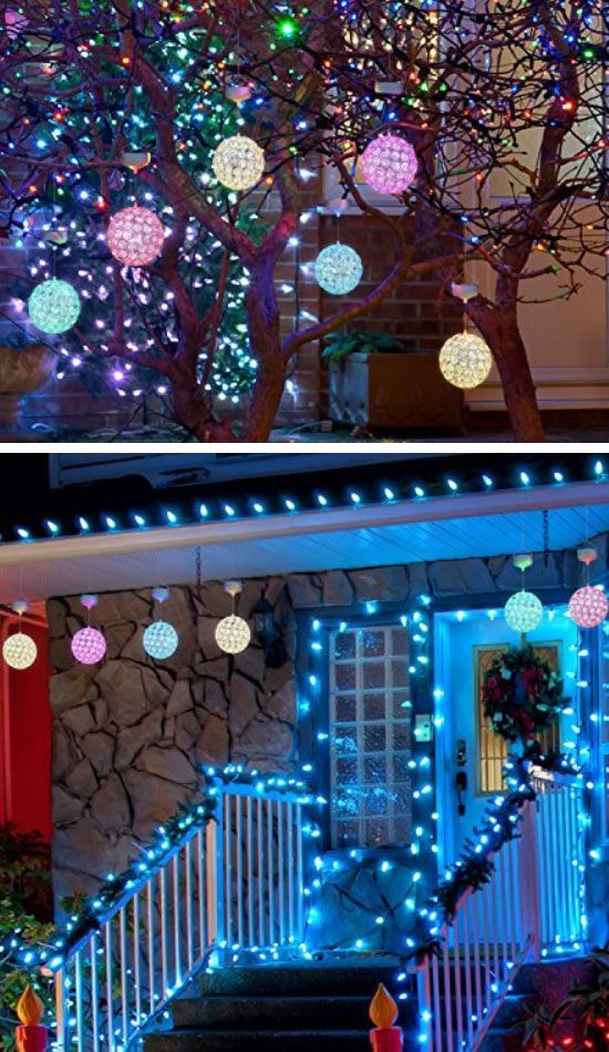 easy-outdoor-christmas-light-decorating-ideas-21_17 Лесно открито Коледа светлина декориране идеи