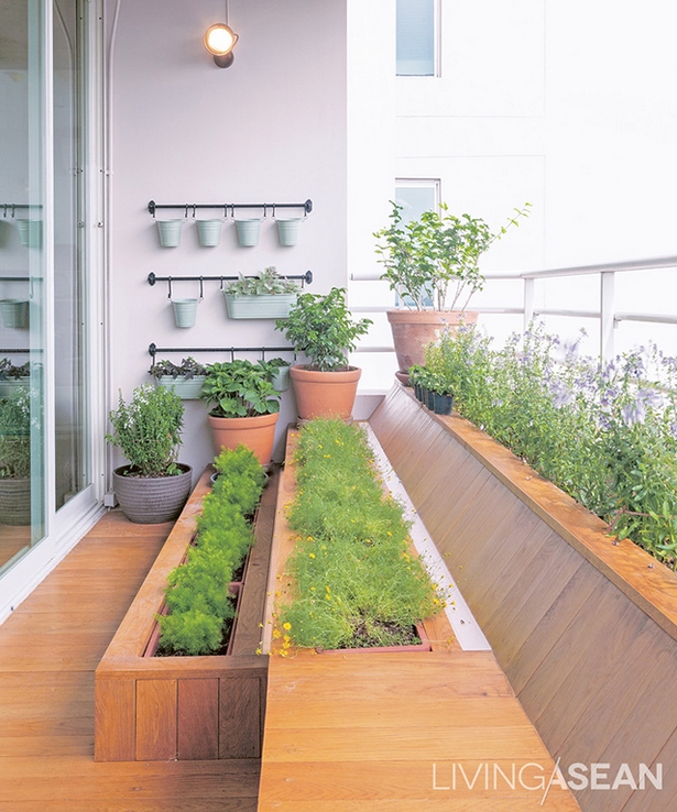 Японски балкон градински идеи