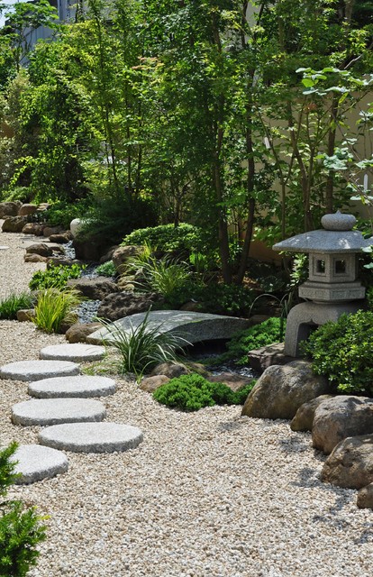 Японски каменни градини снимки