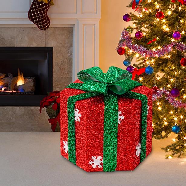 outdoor-christmas-presents-decorations-32 Външна коледна украса за подаръци