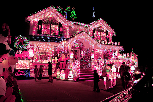 pink-christmas-lights-27 Розови коледни светлини