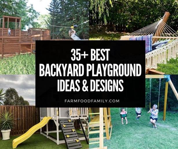 Малки идеи за детска площадка в задния двор