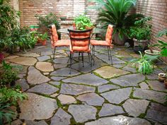 backyard-flagstone-patio-ideas-19 Двор флагстон идеи вътрешен двор