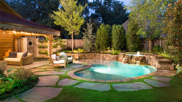 Идеи за задния двор с басейн