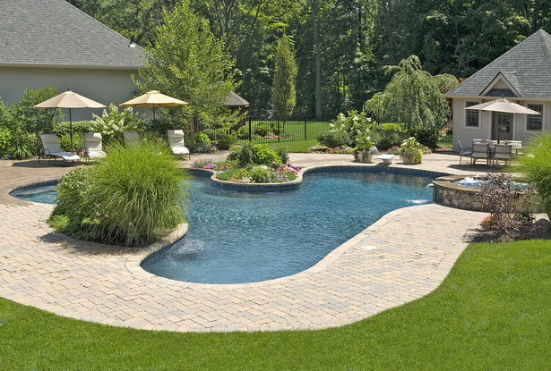 backyard-pool-and-landscaping-ideas-35_18 Градински басейн и идеи за озеленяване