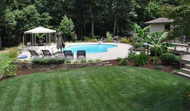 backyard-pool-landscaping-73_16 Двор басейн озеленяване