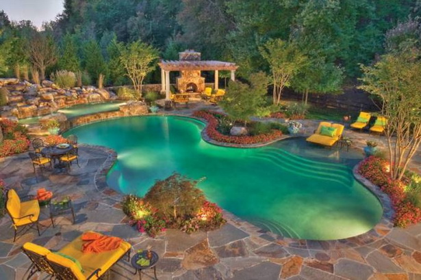 backyard-swimming-pool-landscaping-ideas-59_11 Двор плувен басейн идеи за озеленяване