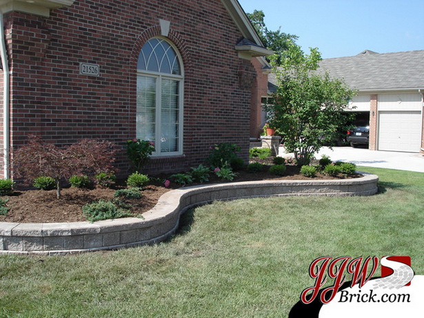 brick-front-yard-landscaping-37 Тухла преден двор озеленяване
