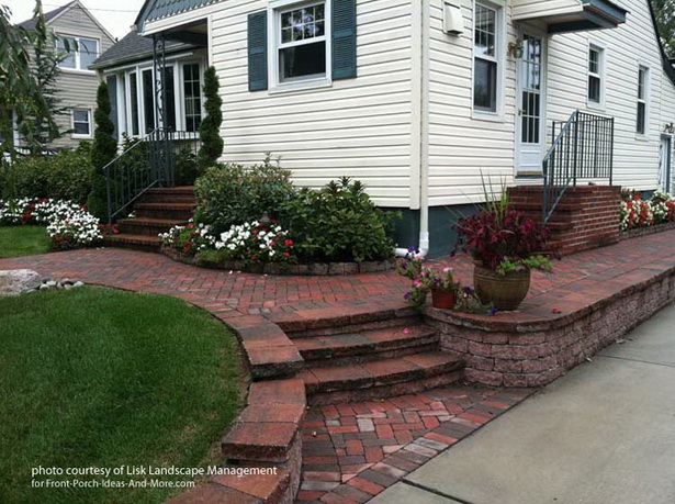 brick-front-yard-landscaping-37_4 Тухла преден двор озеленяване