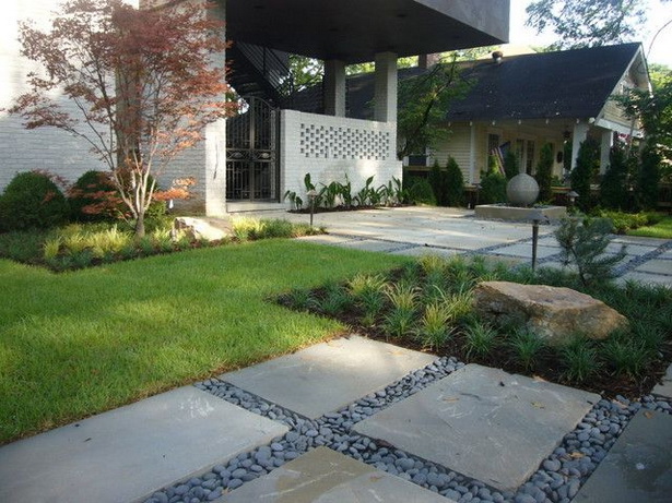 contemporary-front-yard-landscaping-95_8 Съвременно озеленяване на предния двор