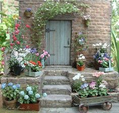 cottage-garden-decorating-ideas-40_17 Вила градина декоративни идеи