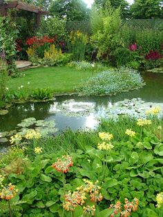 cottage-garden-water-features-41_13 Вила градина водни функции