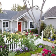 cottage-style-front-yard-landscaping-57_6 Вила стил преден двор озеленяване