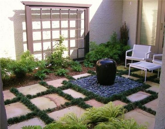 courtyard-garden-design-ideas-27_6 Двор градина дизайн идеи