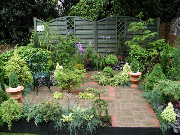 courtyard-garden-design-75_15 Двор градина дизайн