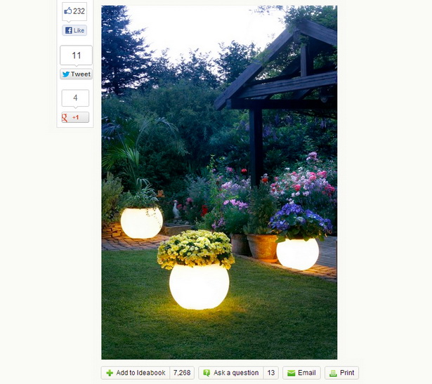 Креативно градинско осветление