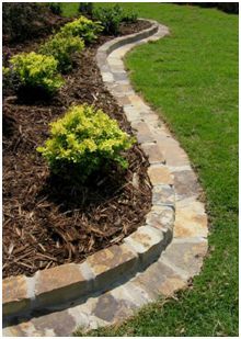 edging-flower-beds-with-stone-25 Кант цветни лехи с камък