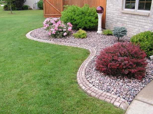 flower-bed-designs-with-rocks-45 Цветни лехи с камъни
