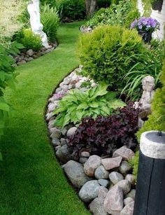 flower-bed-designs-with-rocks-45_7 Цветни лехи с камъни