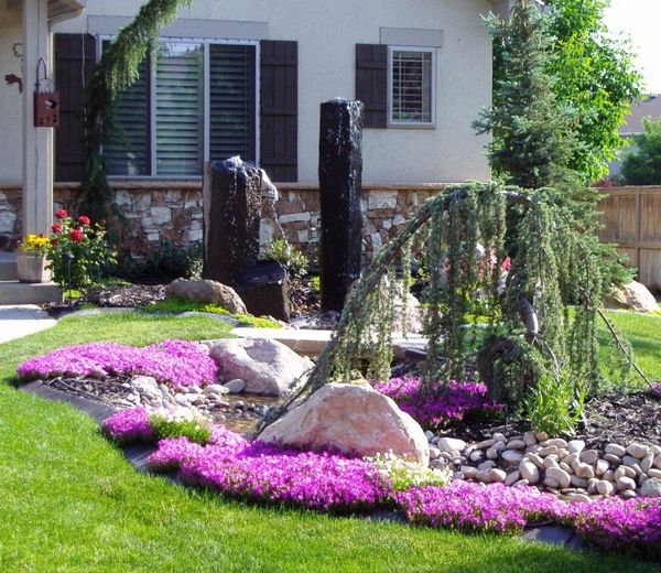 flower-bed-designs-with-rocks-45_8 Цветни лехи с камъни