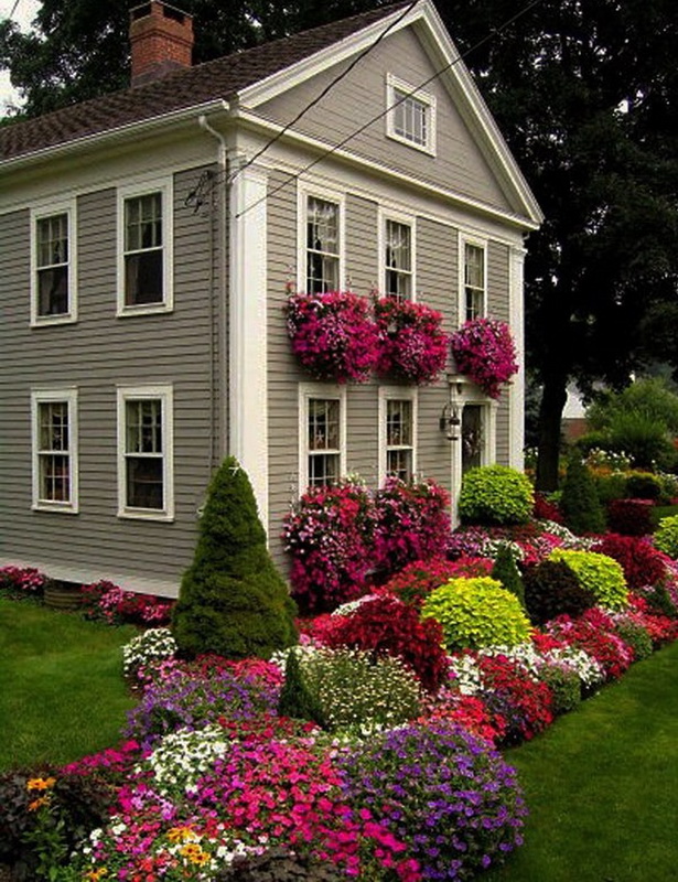 flower-beds-ideas-front-yard-01_15 Цветни лехи идеи преден двор