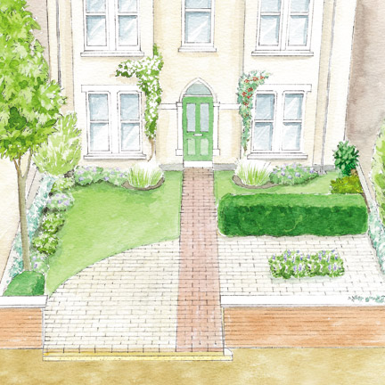 front-garden-ideas-with-parking-06_12 Идеи за предната градина с паркинг