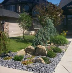 front-yard-design-with-rocks-26_6 Дизайн на предния двор с камъни