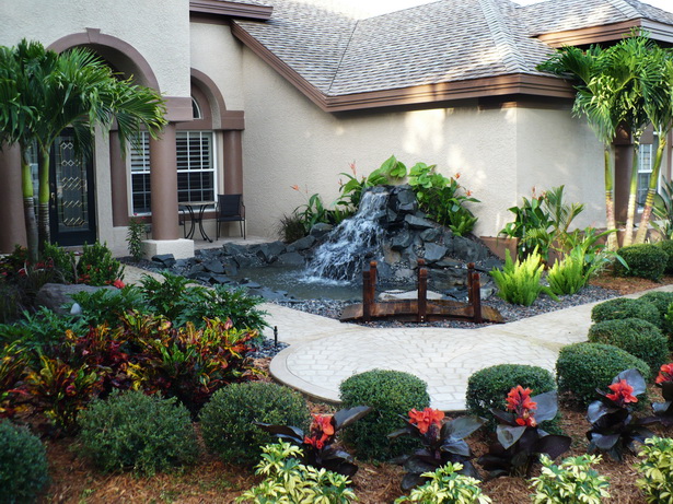 front-yard-landscaping-ideas-water-fountain-74 Преден двор озеленяване идеи фонтан