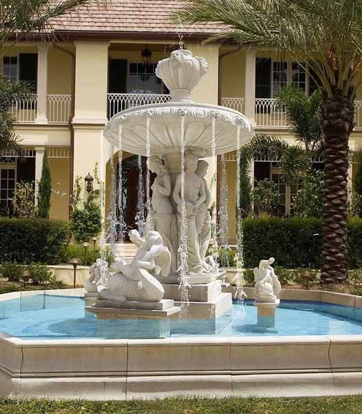 front-yard-landscaping-ideas-water-fountain-74_4 Преден двор озеленяване идеи фонтан