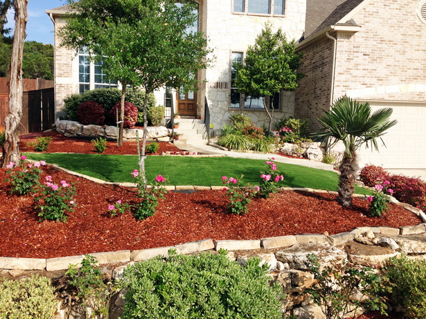 front-yard-landscaping-ideas-with-mulch-73 Идеи за озеленяване на предния двор с мулч
