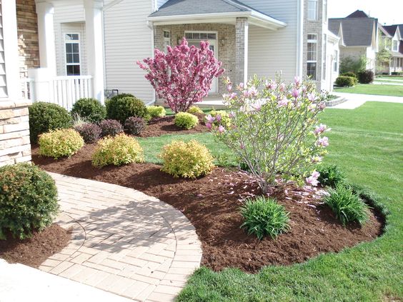 front-yard-landscaping-simple-36_6 Предния двор озеленяване прост