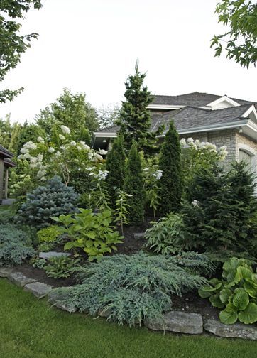 front-yard-privacy-landscaping-73_9 Преден двор уединение озеленяване