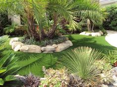 front-yard-tropical-landscaping-ideas-03_8 Преден двор тропически идеи за озеленяване