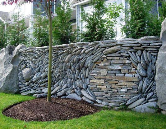 garden-stone-retaining-wall-90_11 Подпорна стена от градински камък