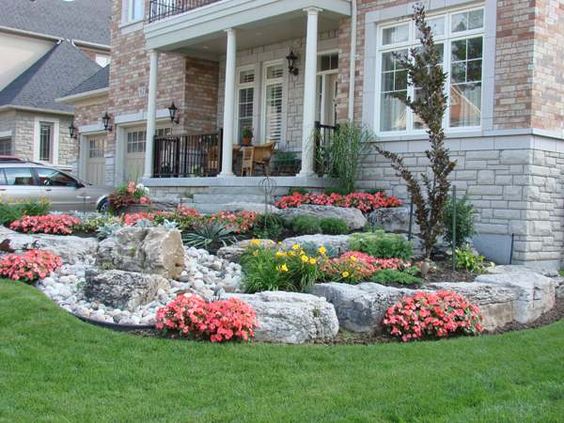 ideas-for-front-yard-flower-beds-39_15 Идеи за цветни лехи на предния двор