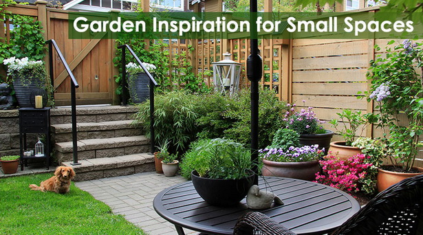 Вдъхновение за малки градини