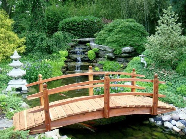 Японски градински мост дизайн