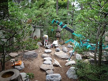 Японска градина строителство