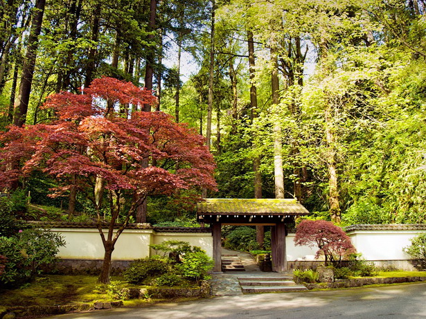 Входът на японската градина