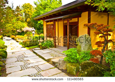 Японска къща градина