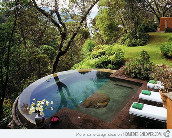 Ландшафтен дизайн с басейн