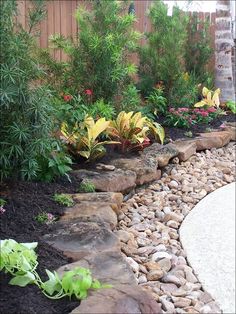 landscaping-border-ideas-for-front-yard-07_20 Озеленяване гранични идеи за предния двор