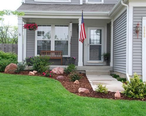 landscaping-for-a-small-front-yard-73_7 Озеленяване за малък преден двор