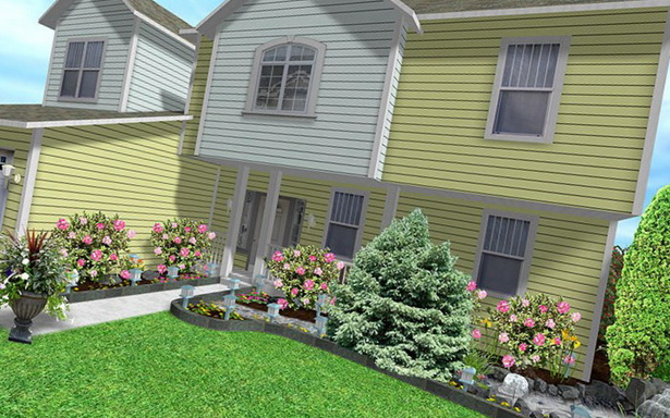 landscaping-for-front-of-house-65_13 Озеленяване за предната част на къщата