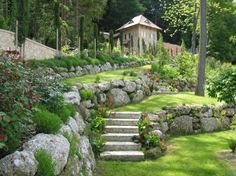 landscaping-stone-retaining-walls-68_16 Озеленяване каменни подпорни стени