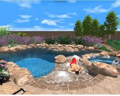 outdoor-pool-area-ideas-71_9 Идеи за външен басейн