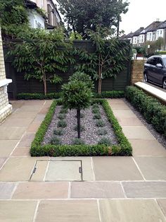 paved-front-garden-designs-31_18 Павиран дизайн на предната градина