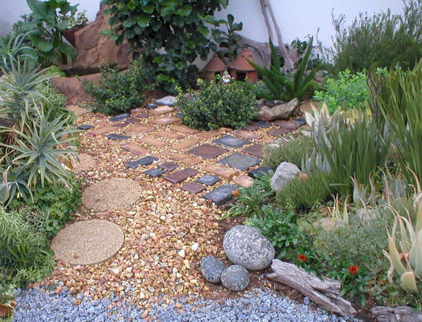 pebble-rock-landscaping-ideas-98_14 Идеи за озеленяване на камъчета