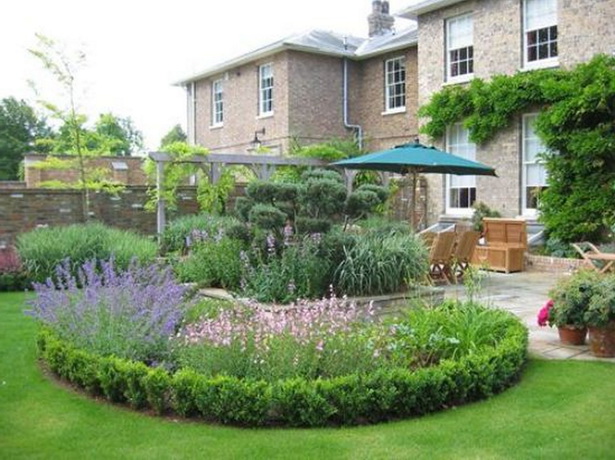 simple-front-garden-designs-60_16 Прост дизайн на предната градина