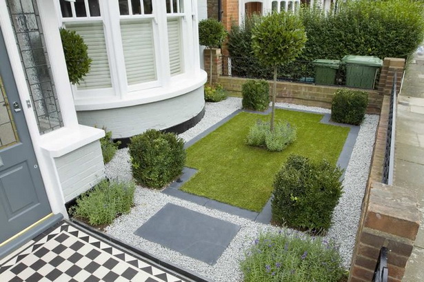 simple-front-garden-designs-60_6 Прост дизайн на предната градина